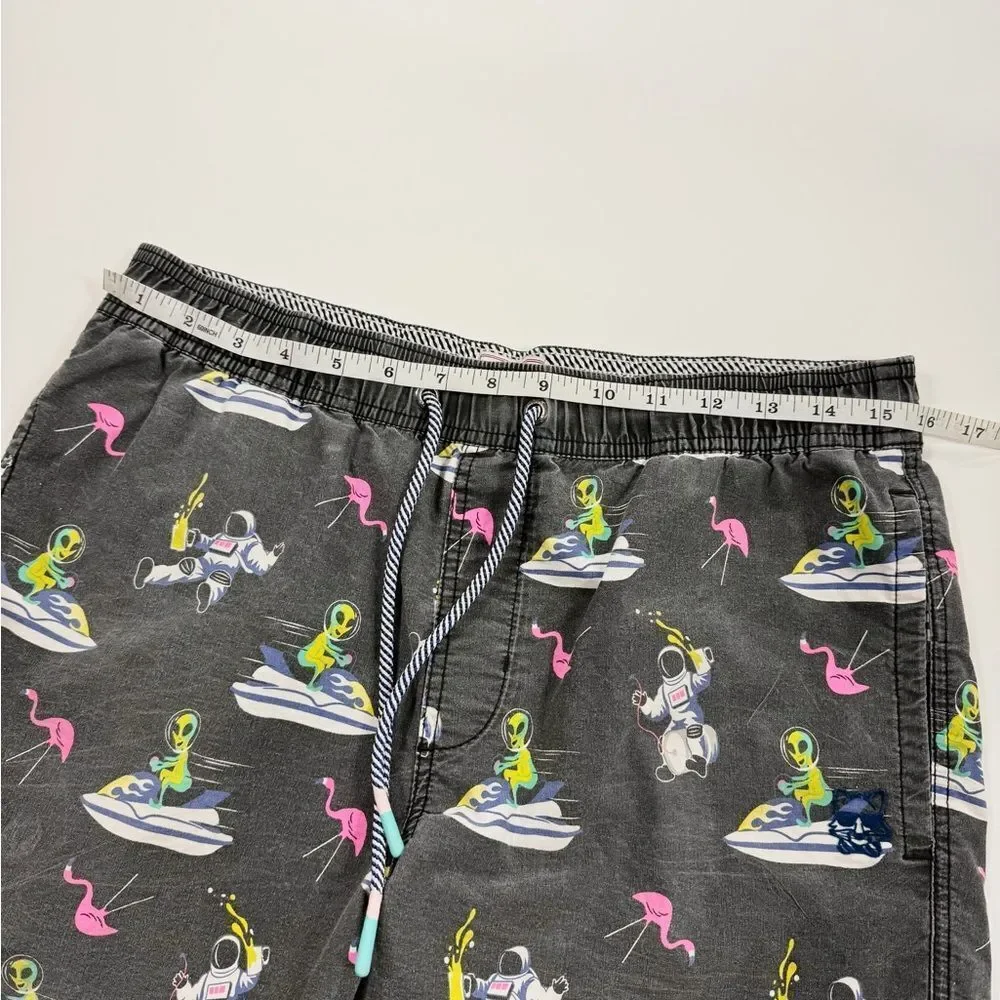 Party Pants Alien Print Swim Shorts Medium - Picture 9 of 13